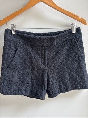 Theory Textured Eyelet Shorts